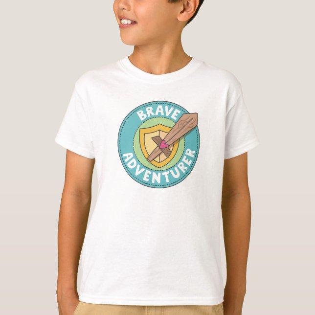 T-shirt Aventurier courageux (Devant)