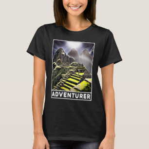 T-shirt Aventurier de la cordillère du Machu Picchu Pérou