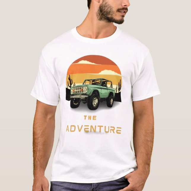 T-shirt Aventurier du désert hommes (Devant)
