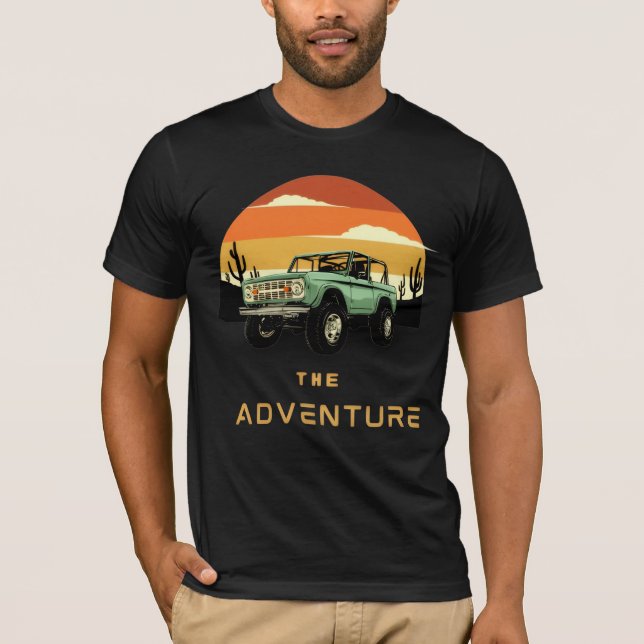 T-shirt Aventurier du désert hommes (Devant)