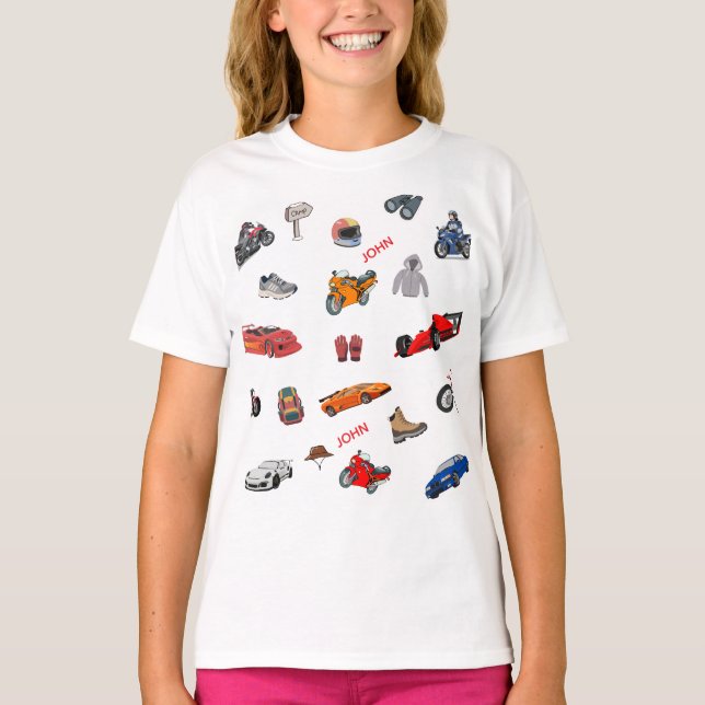 T-shirt Aventurier et Passionné de Course Autocollant (Devant)
