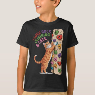 T-shirt Aventurier intérieur amateur de chat et d'escalade