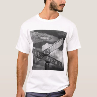 T-shirt Avenue de surf - chemise blanche