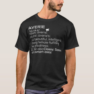 T-shirt Averie Nom Averie Définition Averie Nom Femme A