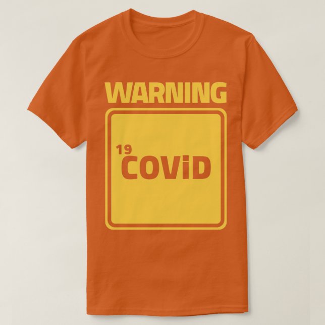 T-shirt avertissement (Design devant)