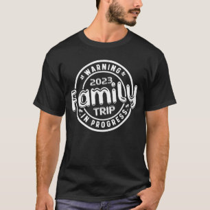 T-shirt Avertissement 2023 Correspondant Reunion Famille V