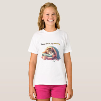 T-shirt Avertissement : Ambiance Cosy uniquement (Le chat