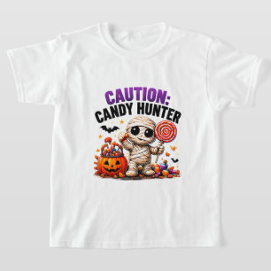 T-shirt Avertissement Chasseur de Bonbons Citation de Mumm