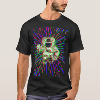T-shirt Avertissement d'astronaute