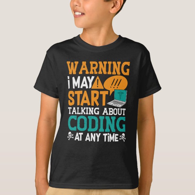 T-shirt Avertissement de code Médicale Je peux commencer à (Devant)