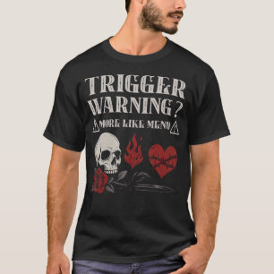 T-shirt Avertissement de déclenchement Lecteur de romance