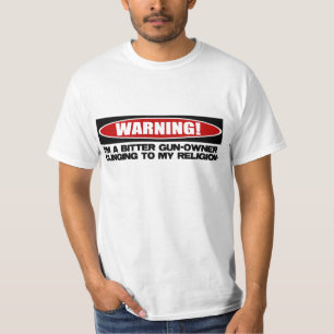 T-shirt avertissement de gunowner