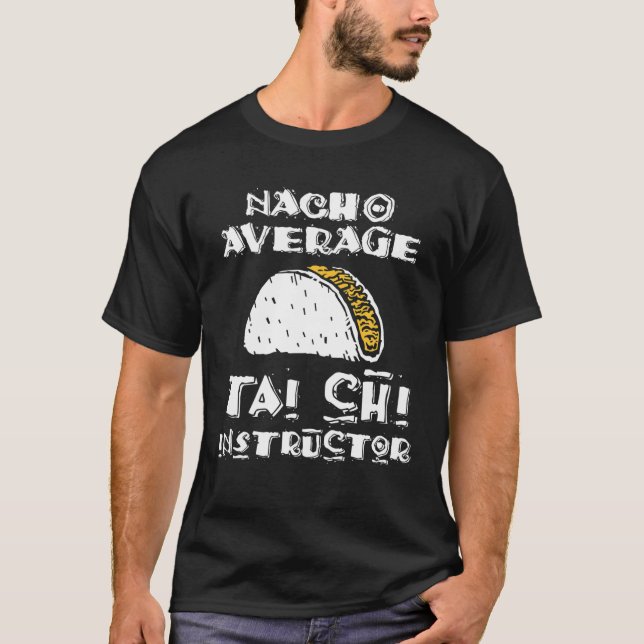 T-shirt Avertissement de l'instructeur Tai Chi Professeur  (Devant)
