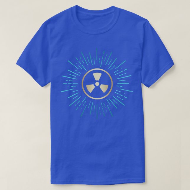 T-shirt Avertissement de rayonnement bizarre (Design devant)