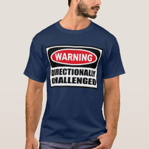 T-shirt Avertissement de T-Shir foncé des hommes