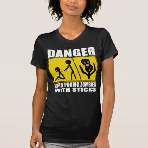 T-shirt Avertissement de zombi