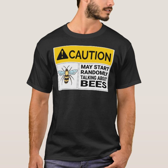 T-shirt Avertissement des gardiens d'abeilles (Devant)