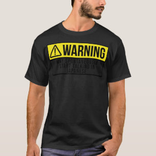 T-shirt Avertissement Drôle Et Intéressant Peut Commencer