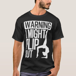 T-shirt Avertissement drôle Je pourrais perdre la tête Gym