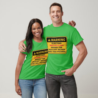 T-shirt Avertissement Élire les Républicains