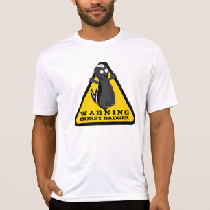 T-shirt Avertissement HONEY BADGER !