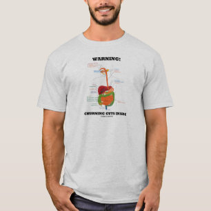 T-shirt Avertissement ! Intérieur de barattage