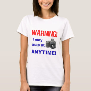 T-shirt Avertissement ! Je peux m'énerver à tout moment !