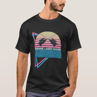 T-shirt Avertissement Laser Balise Avertissement Danger La