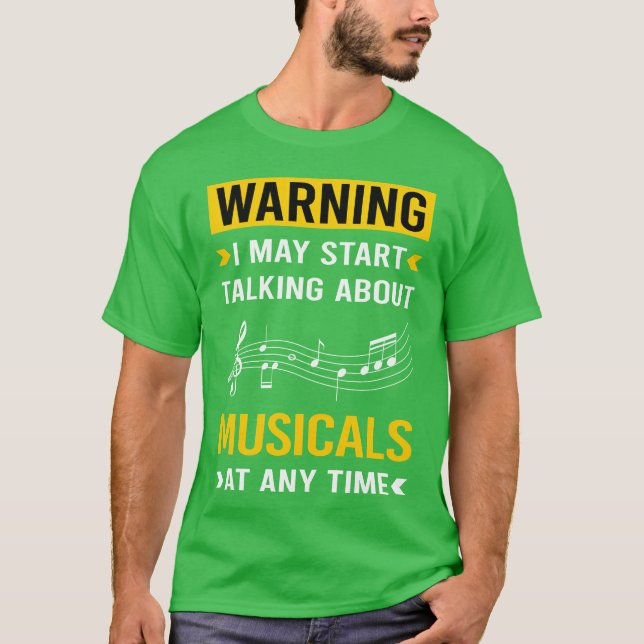 T-shirt Avertissement Musicales Musical boy (Devant)