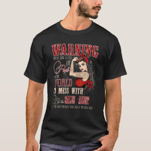 T-shirt Avertissement Ne manquez pas avec cet agent de ven