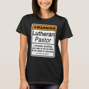 T-shirt Avertissement pastoral pour l'appréciation du cler