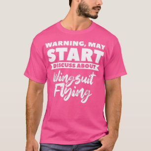 T-shirt Avertissement Peut Commencer À Discuter Sur Le Sk 