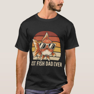 T-shirt Avertissement Peut Commencer à Parler de Pêcheur d