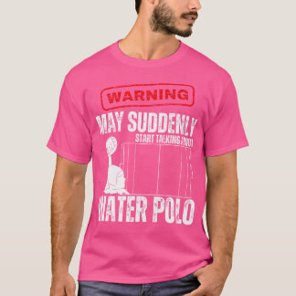 T-shirt Avertissement Peut Commencer Soudain À Parler De W