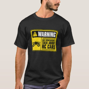 T-shirt Avertissement Peut Parler Spontanément Des Voitur