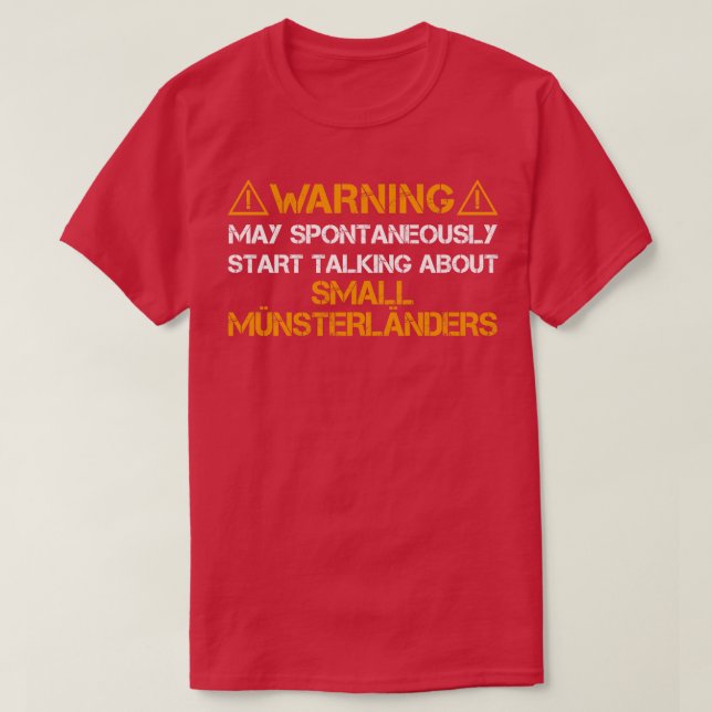 T-shirt Avertissement pour petit serveur (Design devant)