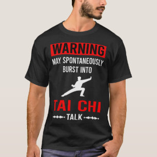 T-shirt Avertissement rouge Tai Chi