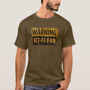 T-shirt AVERTISSEMENT SCI-FI VENTILATEUR - Signal de prude