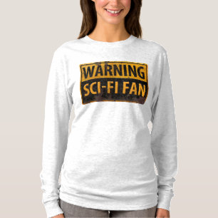 T-shirt AVERTISSEMENT SCI-FI VENTILATEUR - Signal de prude