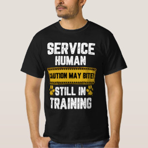 T-shirt Avertissement Service de signalisation humaine Att