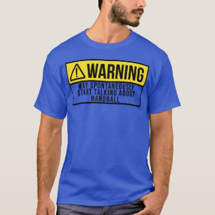 T-shirt Avertissement Sports Handball vintage vintage