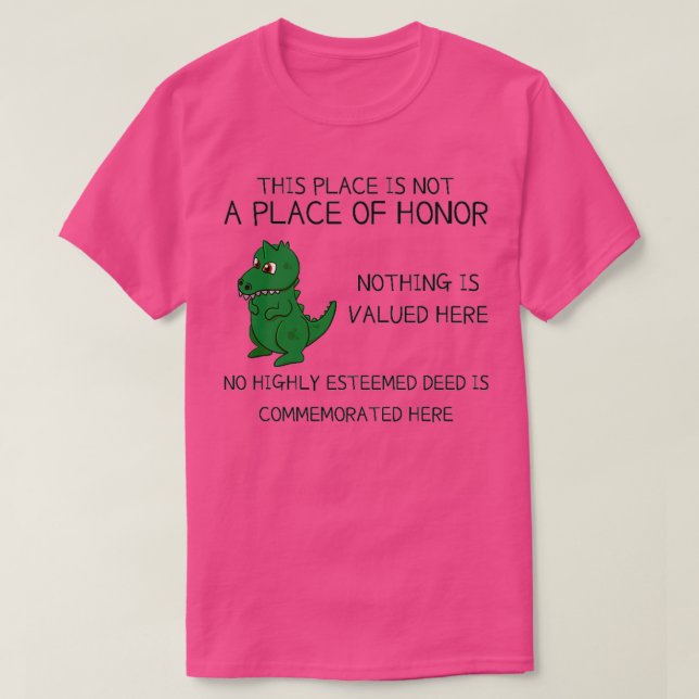 T-shirt Avertissement sur les déchets nucléaires (Design devant)