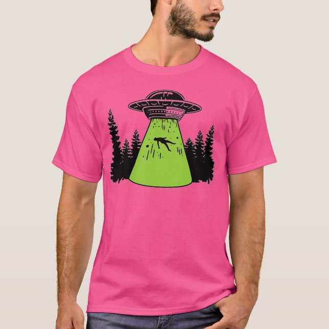 T-shirt Avertissement Ufo (Devant)