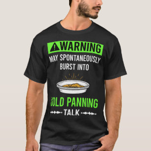 T-shirt Avertissement Vert Chercheur D'Or Panoramique