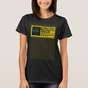 T-shirt Avertissement Vide de jeu de réalité virtuelle pou