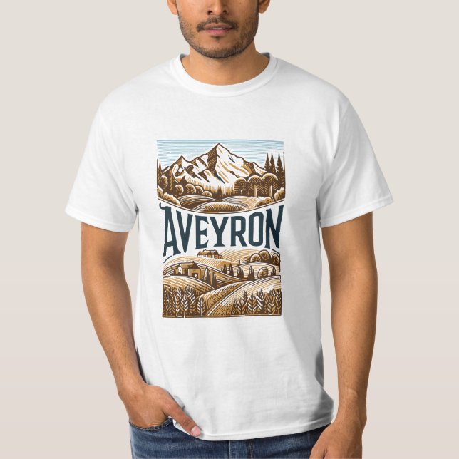 T-shirt Aveyron - Aveyronnais (Devant)
