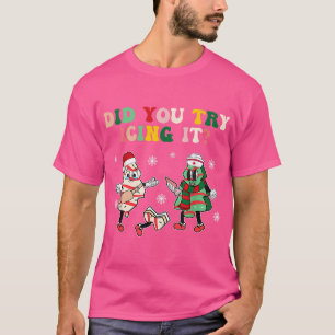 T-shirt Avez-Vous Essayé De Faire Du Glacage À L'École Inf