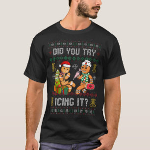 T-shirt Avez-Vous Essayé De Le Faire Grignoter Rétro Noël