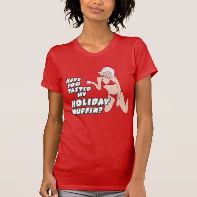 T-shirt Avez-vous goûté mon muffin de vacances? (Devant)