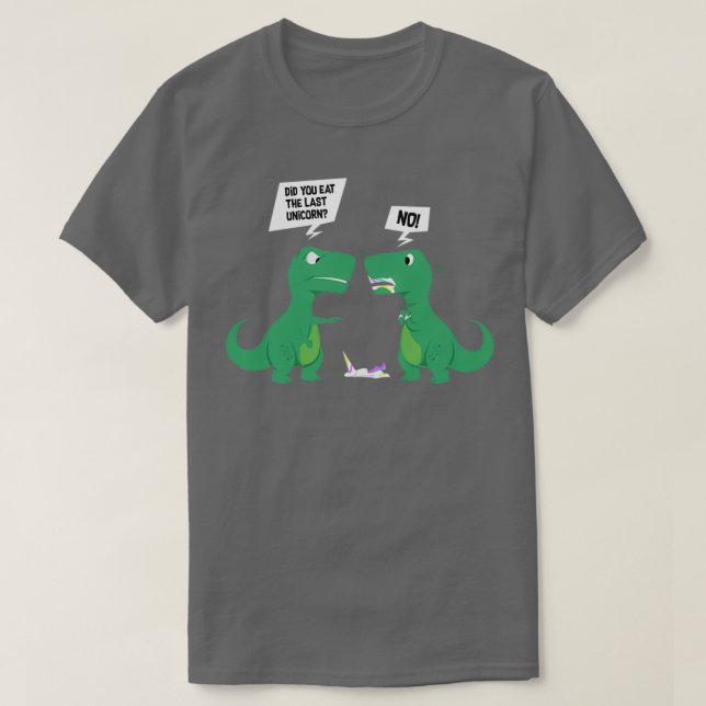 T-shirt Avez-Vous Mangé La Dernière Unicorne (Design devant)